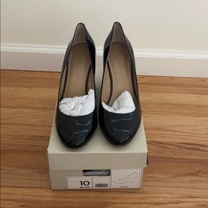 Black Patent Leather Maisie Wedges